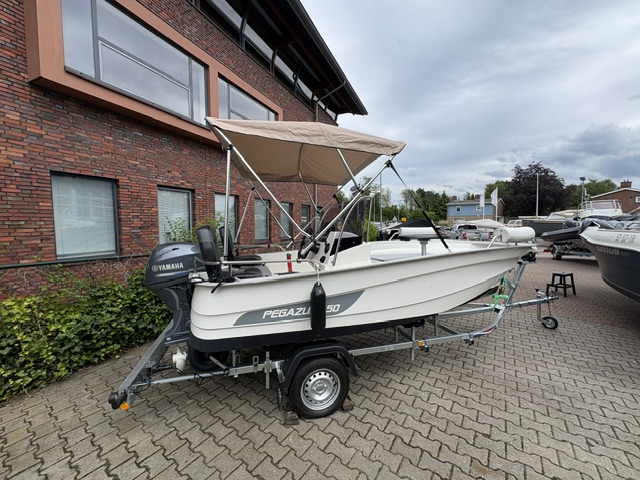 Occasion Pegazus 450 met Yamaha F40 en trailer - Afbeelding 19